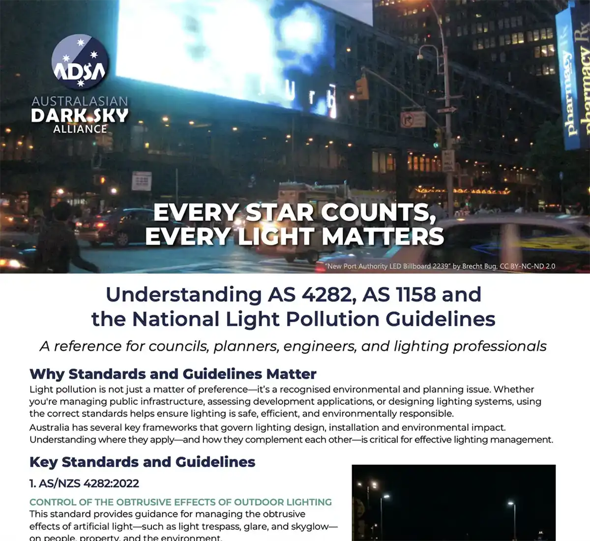 Australasian Dark Sky Alliance - Every Star Counts Toolkit - Included with membership