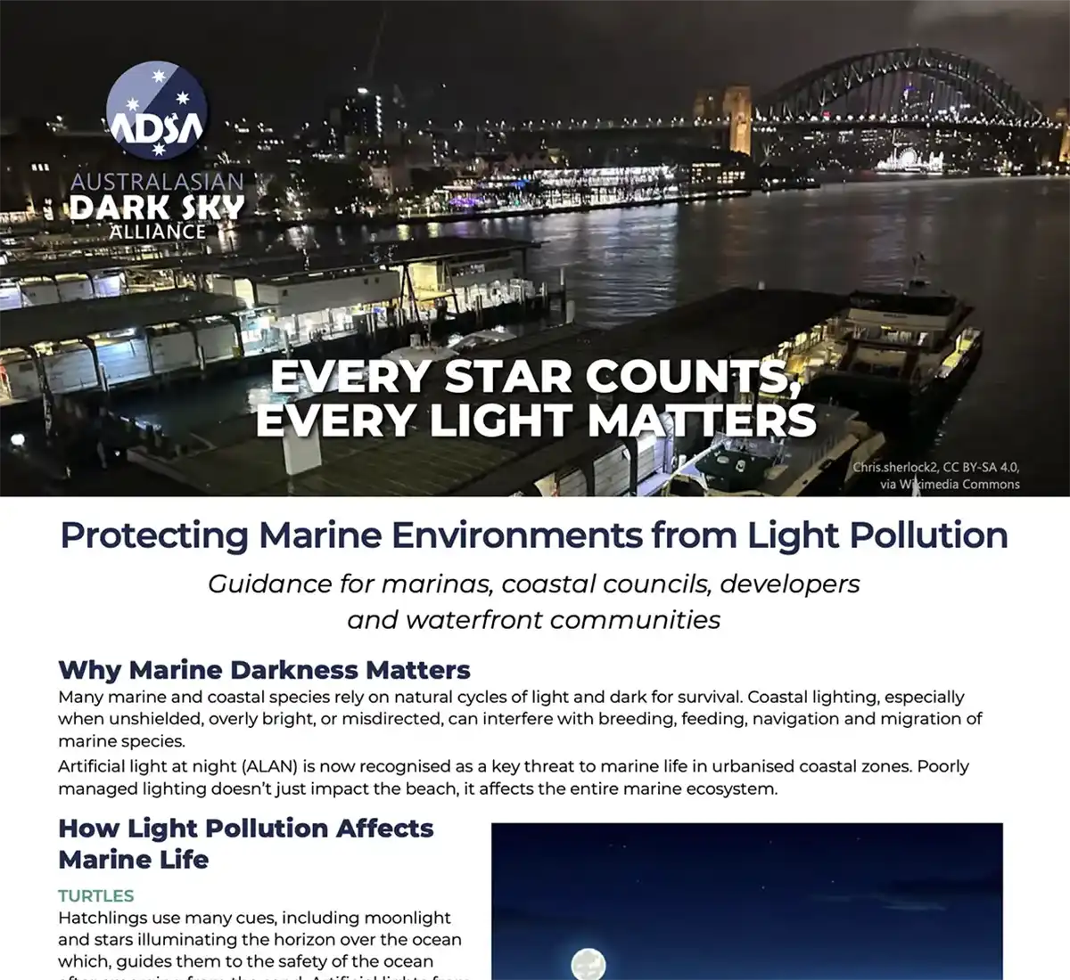 Australasian Dark Sky Alliance - Every Star Counts Toolkit - Included with membership